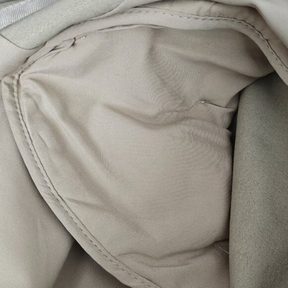 Lane Bryant Modernist Single Breast Cotton Blend Tan Jacket Blazer - Picture 6 of 9